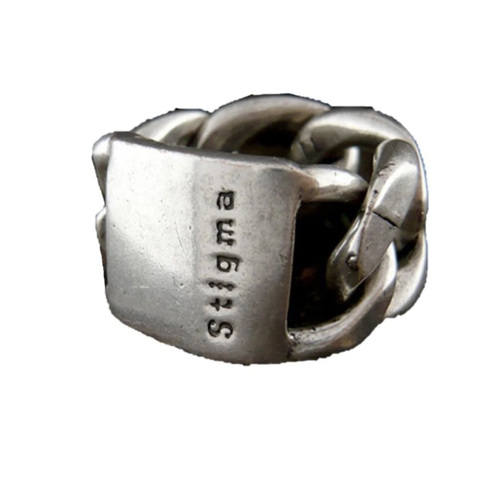 Stigma Mens stainless steel ring - Size 9